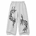 Vortex Tribal Wide-Leg Sweatpants