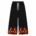 Spitfire Wide-Leg Baggy Sweatpants