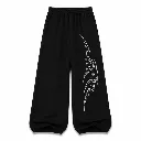 Cyber-Tribal Baggy Sweatpants