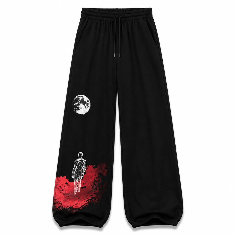 Lunar Wanderer Baggy Sweatpants (S)