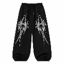 Neo-Goth Sigil Baggy Sweatpants