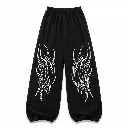 Tribal Graphic Oversized Sweatpants