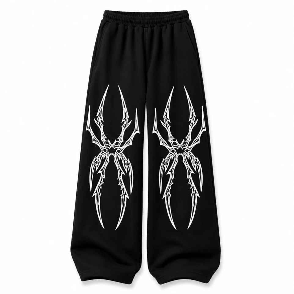Cyber Spider Oversized Sweatpants (S)