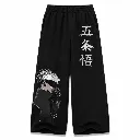 Gojo Anime Graphic Oversized Sweatpants