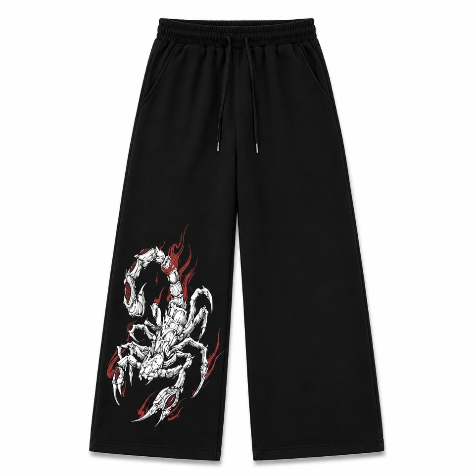 Inferno Scorpion Wide-Leg Sweatpants (S)