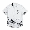 Monochrome Ink Landscape Shirt