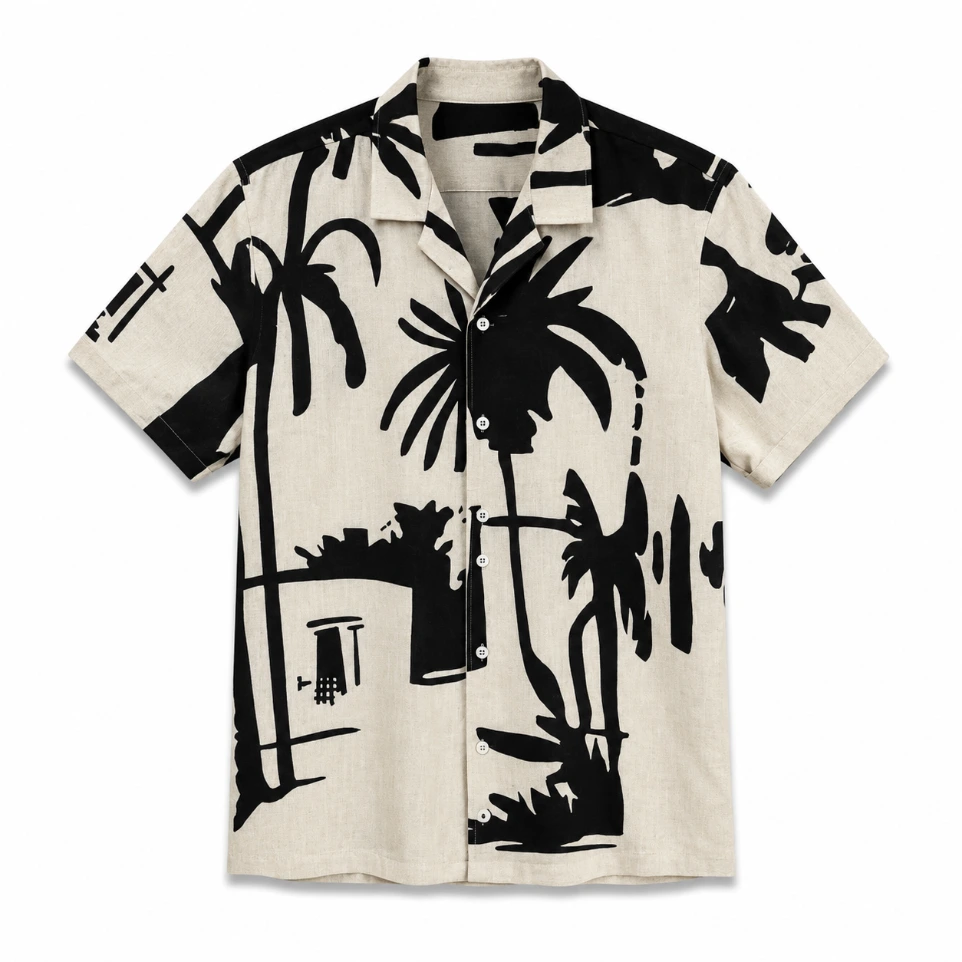 Abstract Palm Silhouette Shirt