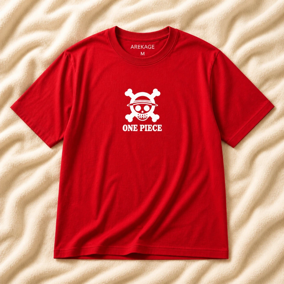 One Piece Straw Hat Unity Crimson Tee (S)