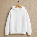 Celestial Peak White Oversized Hoodie