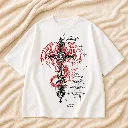 Dragon Cross Ethereal Oversized Tee