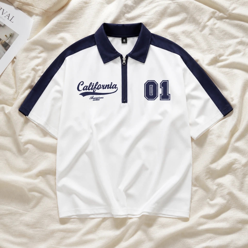 Coastal Varsity Quarter-Zip Tee (S)
