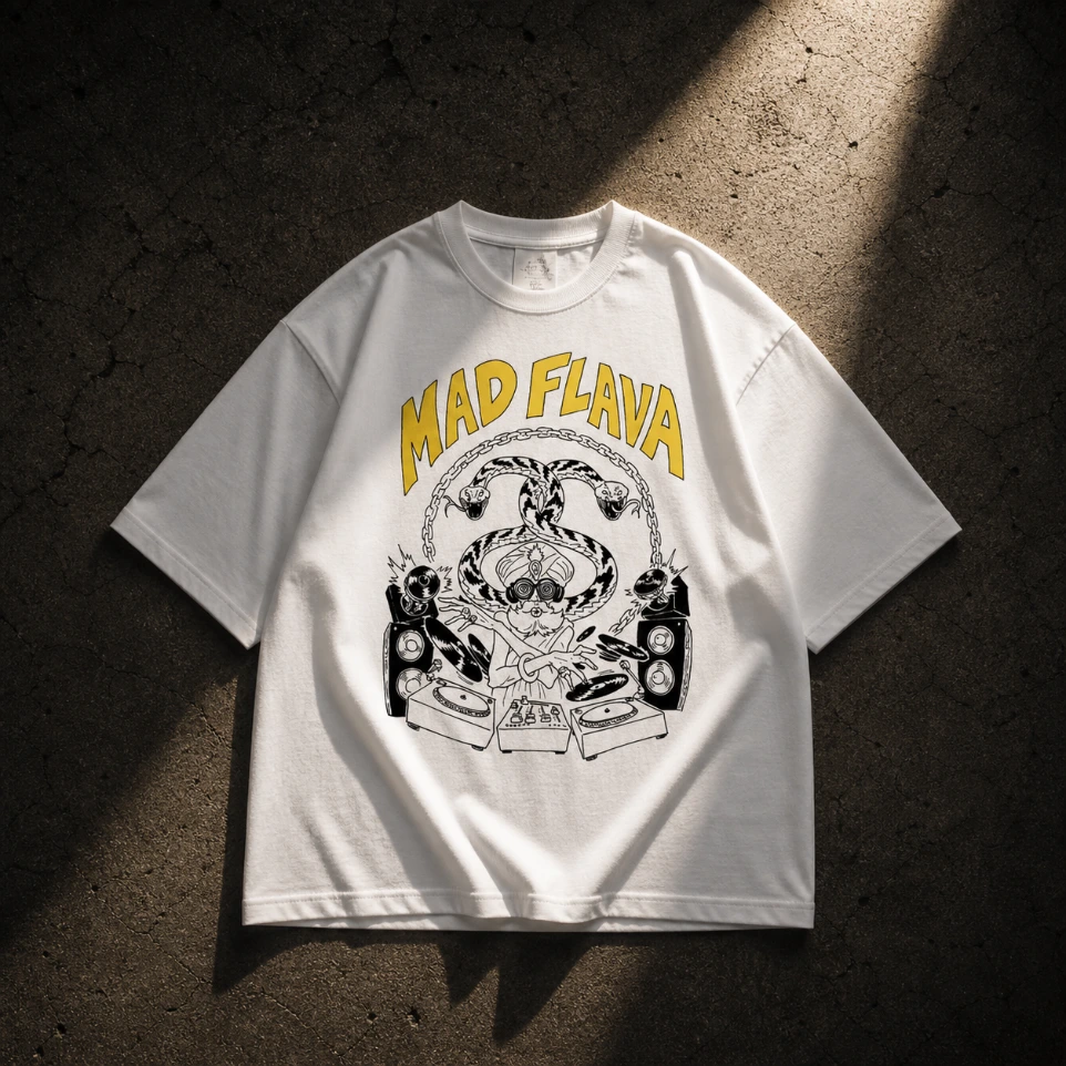 Mad Flava DJ Oversized Tee (S)