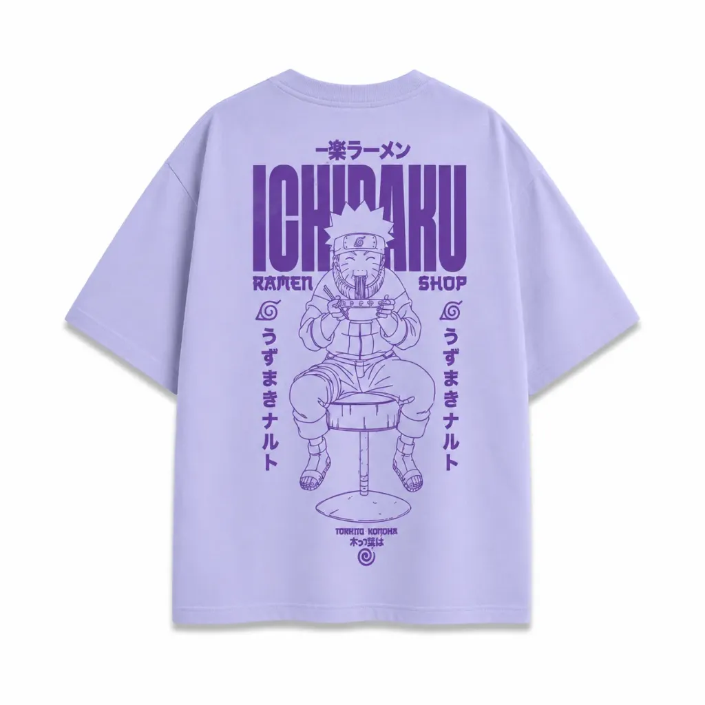 Ichiraku Naruto Oversize Tee