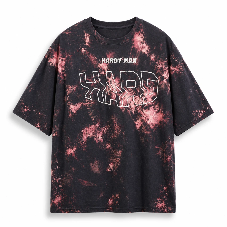 Hardy Man Splatter Oversized Tee
