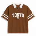 Tokyo Retro Quarter-Zip Graphic Polo
